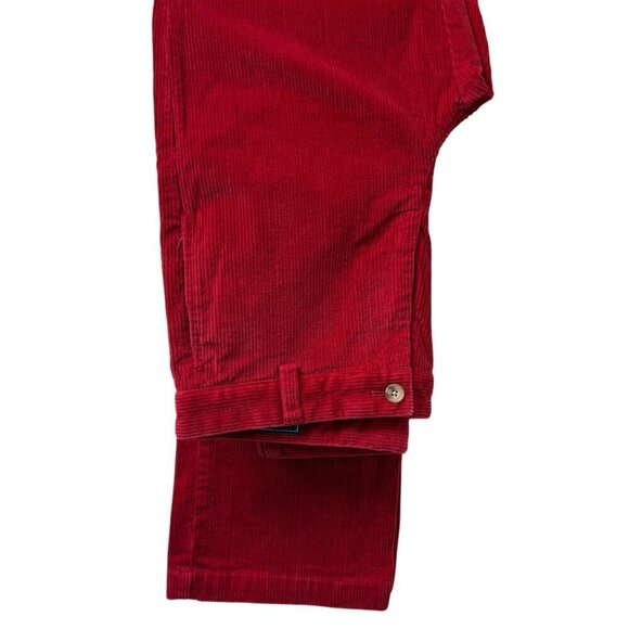 VINEYARD VINES Boys Corduroy Pants Holiday Red Size 14 Medium Wide Wale Dress Pa - Picture 9 of 12